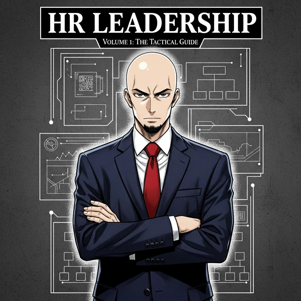 Anime characters representing HR leadership concepts