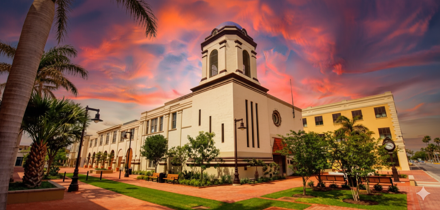 Port and civic district in Brownsville—HR consulting context