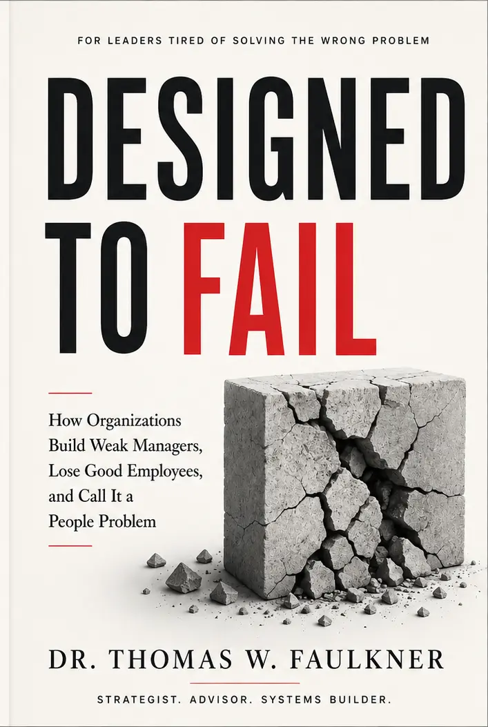 Designed to Fail book cover by Dr. Thomas W. Faulkner