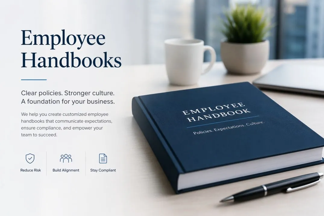 Employee handbook consulting and HR policy development for Texas organizations