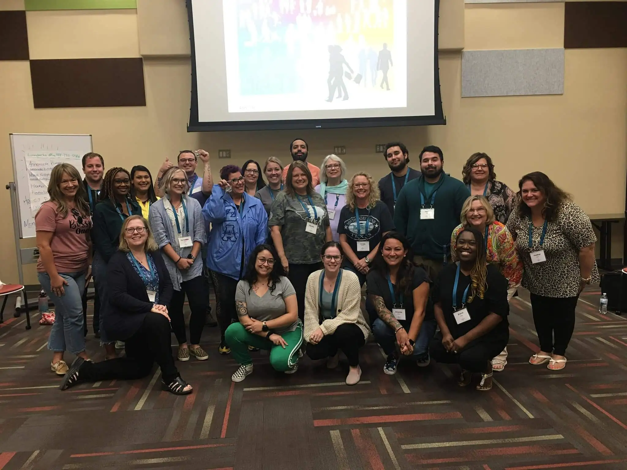 Group photo after workforce development workshop