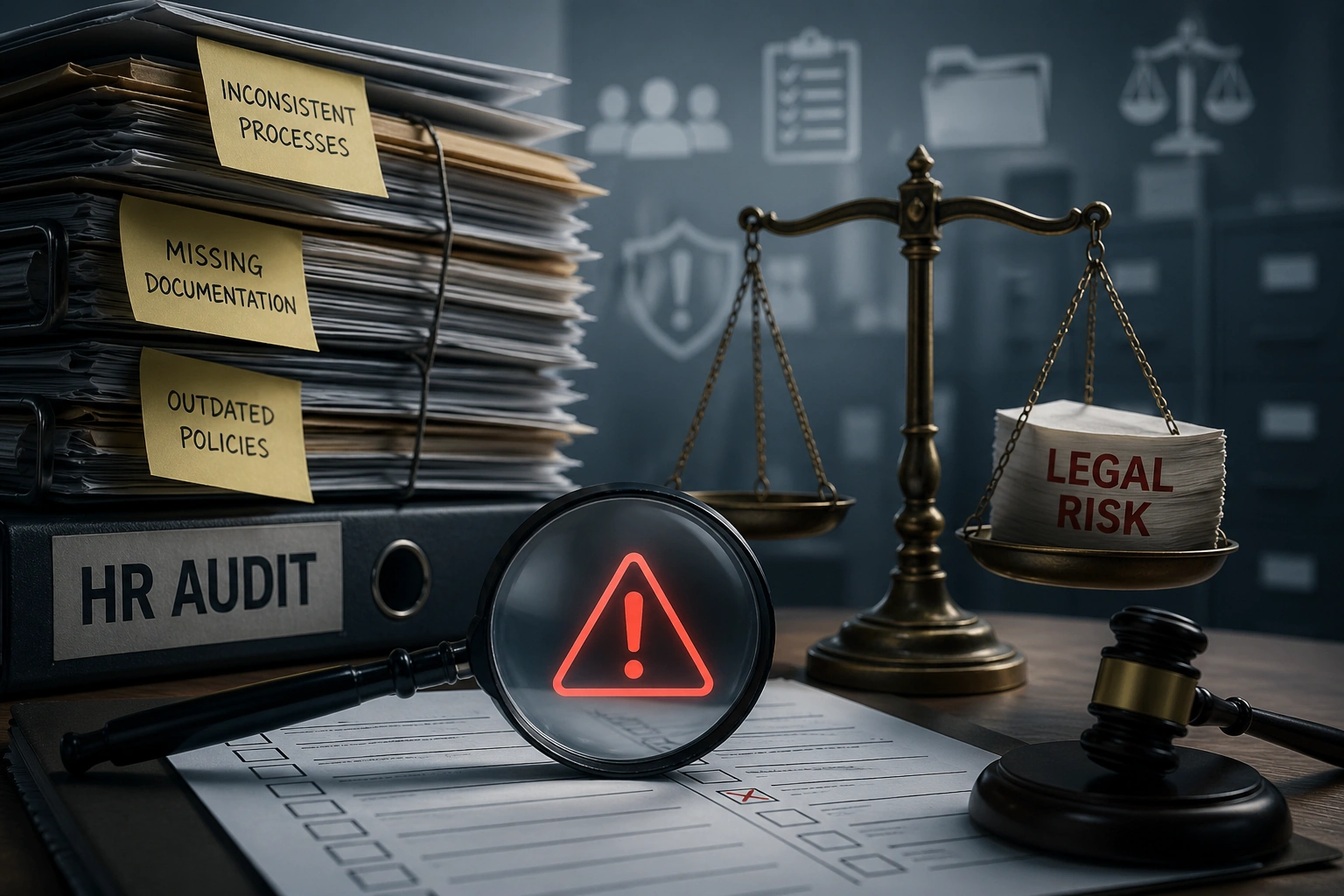 HR compliance audit mistakes documentation review