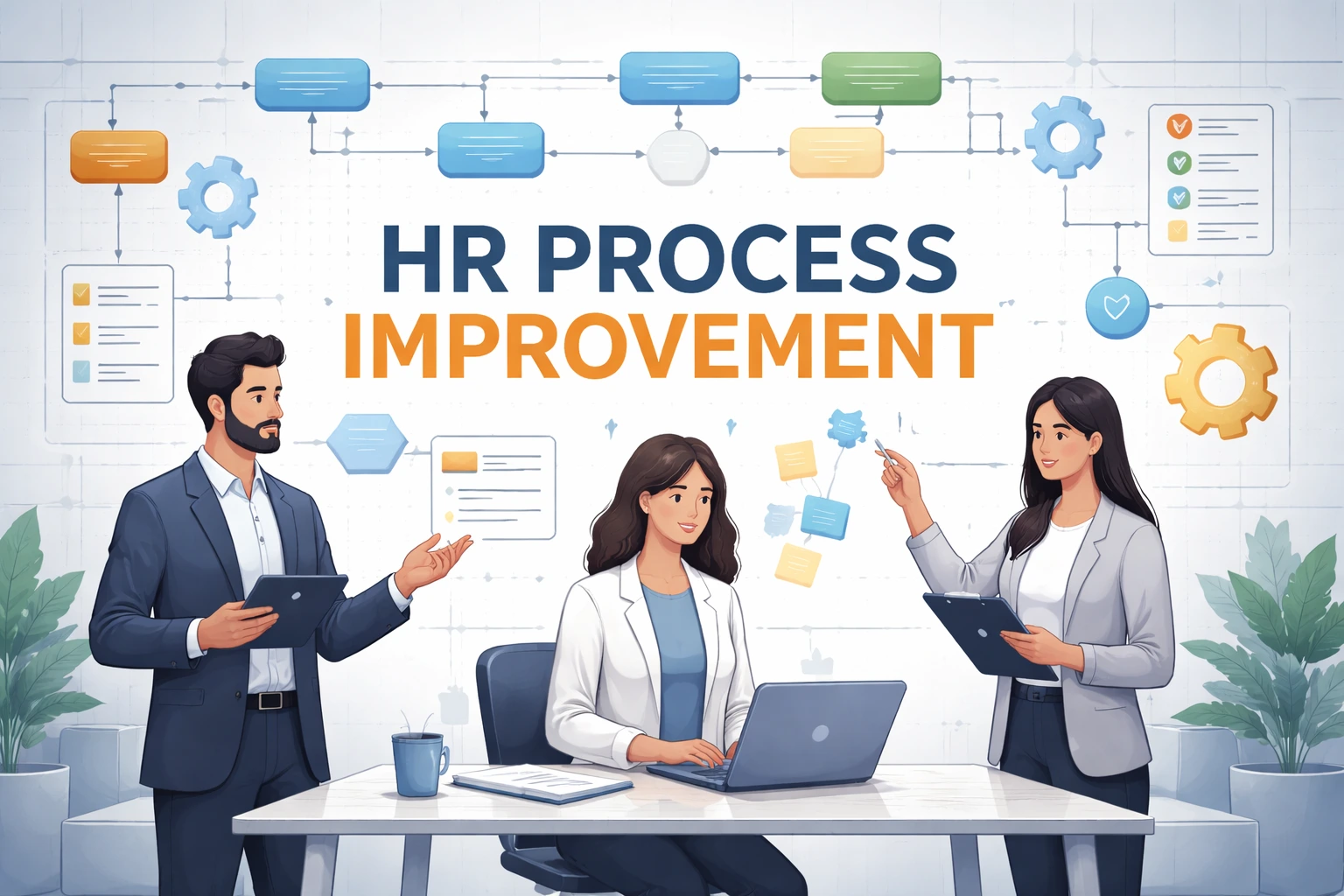 HR process improvement workflow for streamlined HR operations