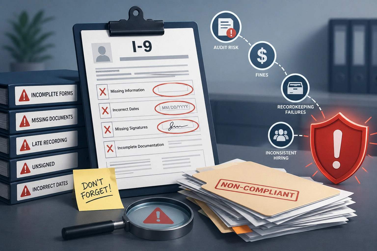 I-9 compliance audit checklist and employee verification documents