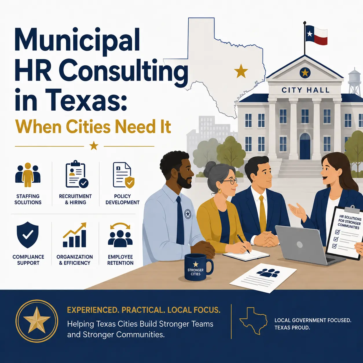 Municipal HR consulting in Texas for city governments and public sector leaders
