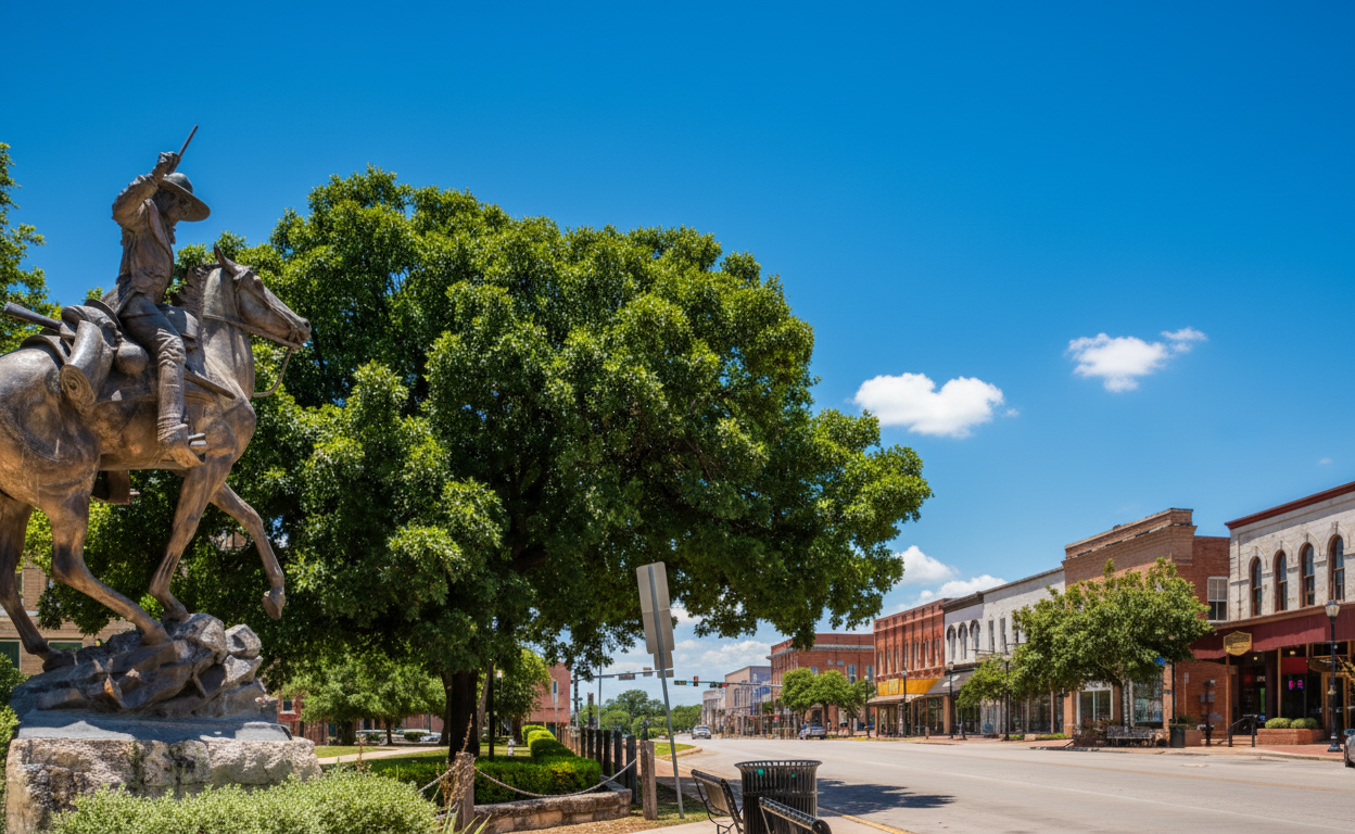 The Texas State University campus in San Marcos, representing HR consulting for education and student workforces