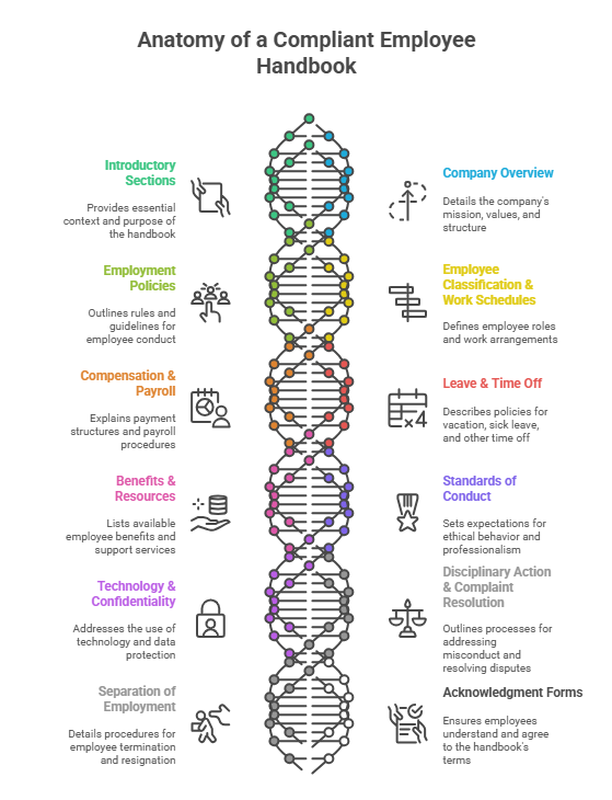Texas Employee Handbook Requirements Infographic